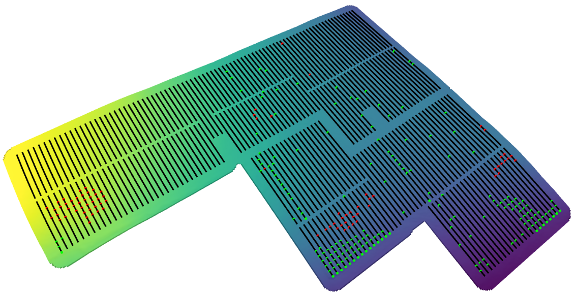 An example interactive 3D plot of a solar installation.
